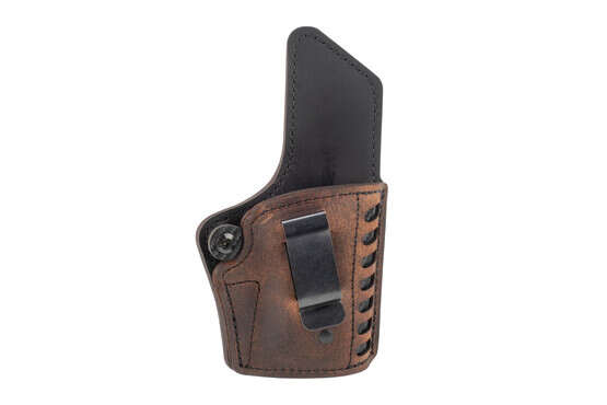 Versacarry Compound Gen II IWB Holster Size 2 in Distressed Brown Leather